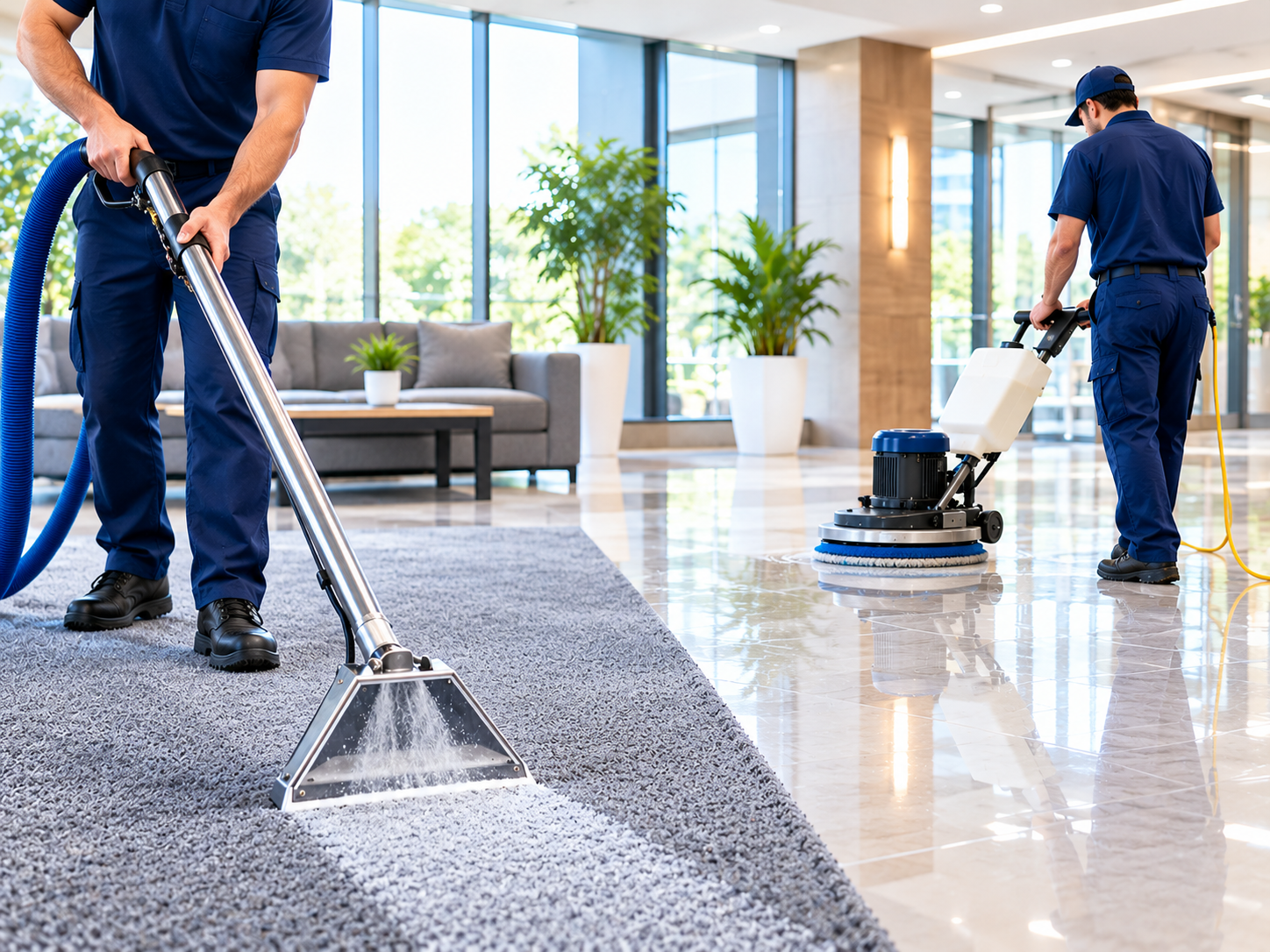 Carpet & Floor Care (Strip, Wax & Maintenance)