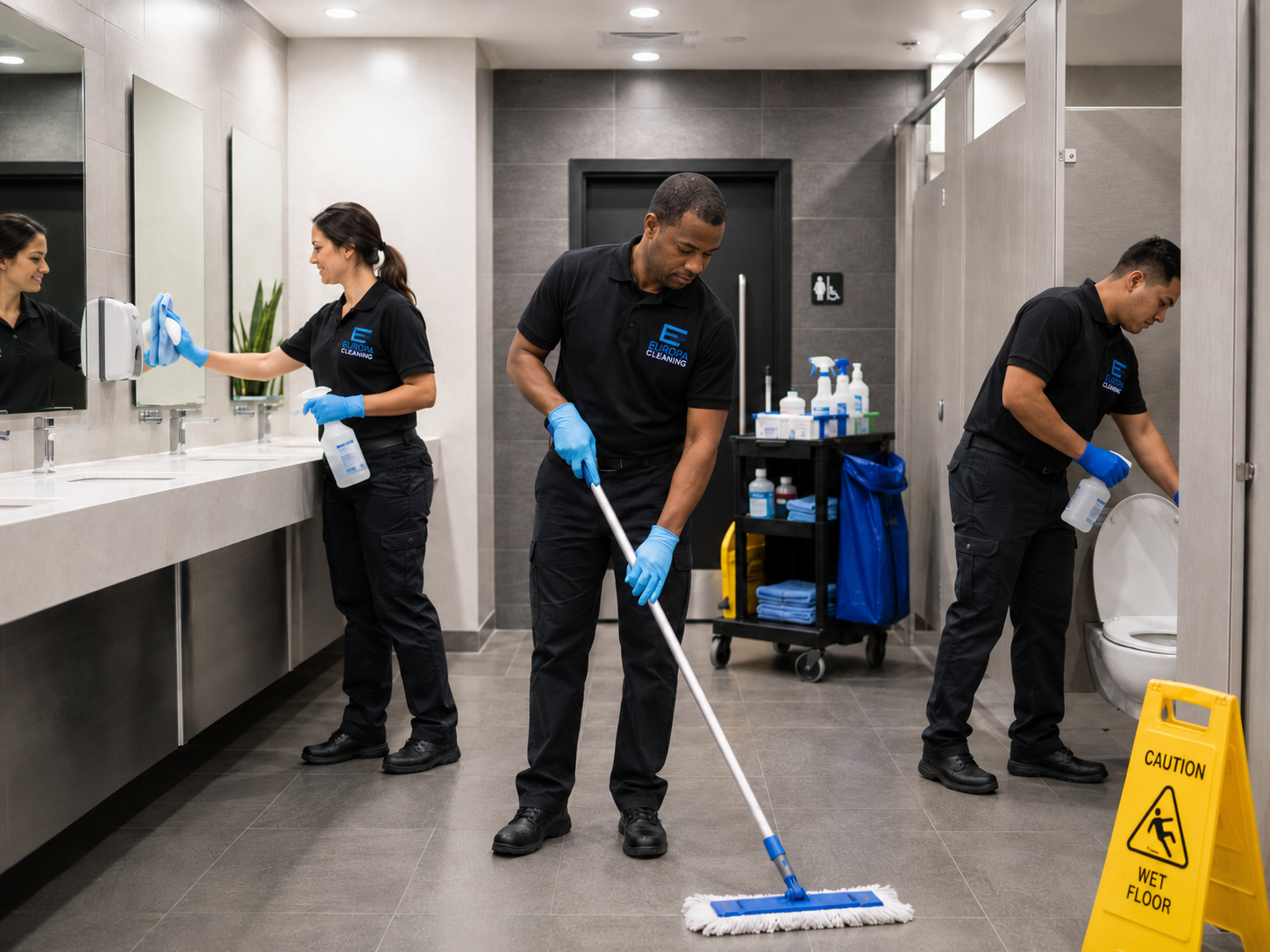 Commercial Restroom Cleaning Service